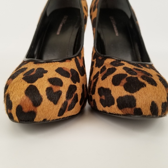 BCBG Generation PL Brady Leopard Pony Hair  Heels - Picture 6 of 8